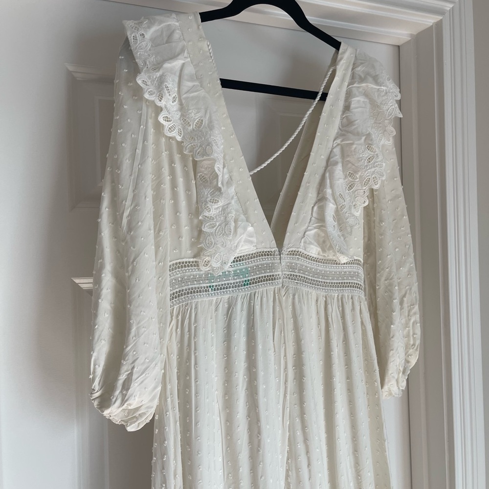 NWT FarmRio Renda Beija-Flor Maxi Dress - Picture 6 of 6